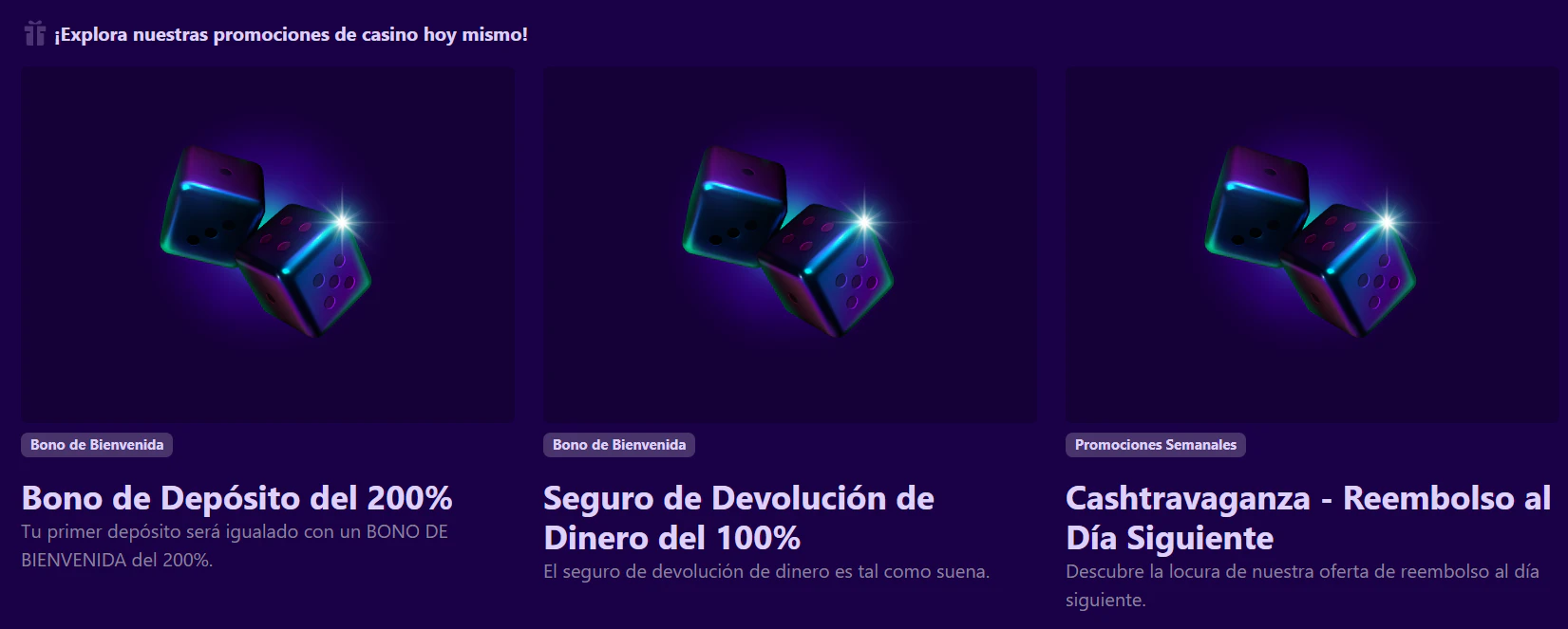 Promociones de Paradise8 Casino